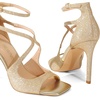 image:imageDREAM PAIRS Womens High Heels Sexy Cross Square Open Toe Strappy Dressy Sexy Stylish Stilettos Heels SandalsGoldglitter