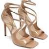 image:imageDREAM PAIRS Womens High Heels Sexy Cross Square Open Toe Strappy Dressy Sexy Stylish Stilettos Heels SandalsNudepat