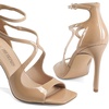 image:imageDREAM PAIRS Womens High Heels Sexy Cross Square Open Toe Strappy Dressy Sexy Stylish Stilettos Heels SandalsNudepat