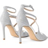 image:imageDREAM PAIRS Womens High Heels Sexy Cross Square Open Toe Strappy Dressy Sexy Stylish Stilettos Heels SandalsSilverglitter