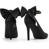 image:imageDREAM PAIRS Womens High Heels Stiletto Strappy Pointed Toe Bow Dress Shoes Sexy Party Wedding PumpsBlacksatin