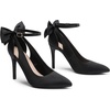 image:imageDREAM PAIRS Womens High Heels Stiletto Strappy Pointed Toe Bow Dress Shoes Sexy Party Wedding PumpsBlacksatin