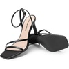 image:imageDREAM PAIRS Womens High Stilettos Heels Open Toe Square Sandals Ankle Strap Pumps Sexy Comfort Strappy Dress Shoes Party Wedding Heeled SandalsBlackpu