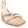image:imageDREAM PAIRS Womens High Stilettos Heels Open Toe Square Sandals Ankle Strap Pumps Sexy Comfort Strappy Dress Shoes Party Wedding Heeled SandalsLight Gold