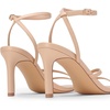 image:imageDREAM PAIRS Womens High Stilettos Heels Open Toe Square Sandals Ankle Strap Pumps Sexy Comfort Strappy Dress Shoes Party Wedding Heeled SandalsNude