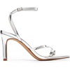 image:imageDREAM PAIRS Womens High Stilettos Heels Open Toe Square Sandals Ankle Strap Pumps Sexy Comfort Strappy Dress Shoes Party Wedding Heeled SandalsSilver