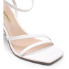 image:imageDREAM PAIRS Womens High Stilettos Heels Open Toe Square Sandals Ankle Strap Pumps Sexy Comfort Strappy Dress Shoes Party Wedding Heeled SandalsWhite
