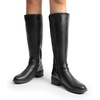 image:imageDREAM PAIRS Womens Knee High Boots Buckle Riding BootsBlack