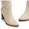 image:imageDREAM PAIRS Womens Knee High Boots Pointed Toe Chunky Block Heel Suede Boots Comfortable for Women with Side Zipper Fashion Slouchy Tall BootsBeige