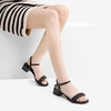 image:imageDREAM PAIRS Womens Low Heels for Women Braided Open Toe Ankle Strap Block Chunky Heel Sandals Holiday Party Wedding Dress Pumps ShoesBlack