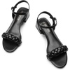 image:imageDREAM PAIRS Womens Low Heels for Women Braided Open Toe Ankle Strap Block Chunky Heel Sandals Holiday Party Wedding Dress Pumps ShoesBlack