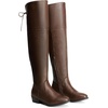 image:imageDREAM PAIRS Womens Over The Knee High Low Block Heel Riding Boots Uplace LeiBrown