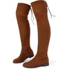 image:imageDREAM PAIRS Womens Over The Knee High Low Block Heel Riding Boots Uplace LeiTanlace
