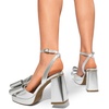 image:imageDREAM PAIRS Womens Platform Chunky Heels Fashion Bowknots High Block Square Toe Dress Sandals for Wedding Bridal Party