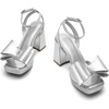 image:imageDREAM PAIRS Womens Platform Chunky Heels Fashion Bowknots High Block Square Toe Dress Sandals for Wedding Bridal Party