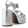image:imageDREAM PAIRS Womens Platform Chunky Heels Square Open Toe Ankle Strap High Heeled Sandals Y2K Shoes for Party BrunchSilvermetallic