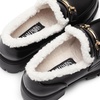 image:imageDREAM PAIRS Womens Platform Chunky LoafersBlackfurry
