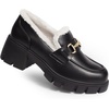 image:imageDREAM PAIRS Womens Platform Chunky LoafersBlackfurry