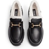 image:imageDREAM PAIRS Womens Platform Chunky LoafersBlackfurry