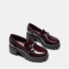 image:imageDREAM PAIRS Womens Platform Chunky LoafersBurgundypat