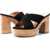 image:imageDREAM PAIRS Womens Platform Heels Open Toe Slip on Heels for Women High Chunky Block Wedges Sandals Dressy Pumps ShoesBlacknubuck