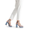 image:imageDREAM PAIRS Womens Platform Strappy Heels Open Toe Ankle Strap Square Party Sandals Y2K Dress ShoesDenim Blue