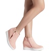 image:imageDREAM PAIRS Womens Platform Wedge Sneakers Ankle BootiesPink