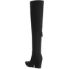 image:imageDREAM PAIRS Womens Pointed Toe Thigh High Over the Knee Boots Tall Chunky Blocked Heel Fall Long Fashion Sexy BootsBlacksuede