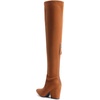 image:imageDREAM PAIRS Womens Pointed Toe Thigh High Over the Knee Boots Tall Chunky Blocked Heel Fall Long Fashion Sexy BootsBrown