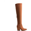 image:imageDREAM PAIRS Womens Pointed Toe Thigh High Over the Knee Boots Tall Chunky Blocked Heel Fall Long Fashion Sexy BootsBrown