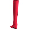 image:imageDREAM PAIRS Womens Pointed Toe Thigh High Over the Knee Boots Tall Chunky Blocked Heel Fall Long Fashion Sexy BootsRed