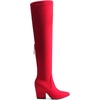 image:imageDREAM PAIRS Womens Pointed Toe Thigh High Over the Knee Boots Tall Chunky Blocked Heel Fall Long Fashion Sexy BootsRed