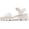 image:imageDREAM PAIRS Womens SDHS2316W Lug Sole Low Platform Chunky Block Heels Square Toe Ankle Straps Sandals Beige Size 9