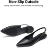 image:imageDREAM PAIRS Womens Slingback Dressy Pointed Toe Ballet Flats with Buckle Strap Low Heel Dress Flat ShoesBlack