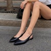image:imageDREAM PAIRS Womens Slingback Dressy Pointed Toe Ballet Flats with Buckle Strap Low Heel Dress Flat ShoesBlack