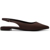 image:imageDREAM PAIRS Womens Slingback Dressy Pointed Toe Ballet Flats with Buckle Strap Low Heel Dress Flat ShoesBrown