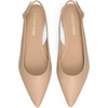 image:imageDREAM PAIRS Womens Slingback Dressy Pointed Toe Ballet Flats with Buckle Strap Low Heel Dress Flat ShoesNude