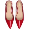 image:imageDREAM PAIRS Womens Slingback Dressy Pointed Toe Ballet Flats with Buckle Strap Low Heel Dress Flat ShoesRed