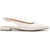 image:imageDREAM PAIRS Womens Slingback Dressy Pointed Toe Ballet Flats with Buckle Strap Low Heel Dress Flat ShoesWhite