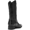 image:imageDREAM PAIRS Womens Square Toe Cowboy Cowgirl Boots Pull On Low Chunky Heel Mid Calf Western Boots with Embroidered Stitched for Theme Party Country ConcertAll Black
