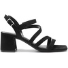 image:imageDREAM PAIRS Womens Strappy Chunky Heels Low Block Square Open Toe Sandals Dress Party ShoesBlacksuede