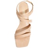 image:imageDREAM PAIRS Womens Strappy Chunky Heels Low Block Square Open Toe Sandals Dress Party ShoesNudesuede
