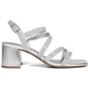 image:imageDREAM PAIRS Womens Strappy Chunky Heels Low Block Square Open Toe Sandals Dress Party ShoesSilverglitter