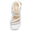 image:imageDREAM PAIRS Womens Strappy Chunky Heels Low Block Square Open Toe Sandals Dress Party ShoesWhitepu