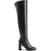 image:imageDREAM PAIRS Womens Tall Over the Knee Boots Thigh High Fall Block Chunky Heeled Knee High Long Boots with Fashion Square Toe and Side ZipperBlack