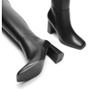 image:imageDREAM PAIRS Womens Tall Over the Knee Boots Thigh High Fall Block Chunky Heeled Knee High Long Boots with Fashion Square Toe and Side ZipperBlack