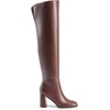 image:imageDREAM PAIRS Womens Tall Over the Knee Boots Thigh High Fall Block Chunky Heeled Knee High Long Boots with Fashion Square Toe and Side ZipperBrown