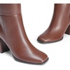 image:imageDREAM PAIRS Womens Tall Over the Knee Boots Thigh High Fall Block Chunky Heeled Knee High Long Boots with Fashion Square Toe and Side ZipperBrown