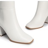 image:imageDREAM PAIRS Womens Tall Over the Knee Boots Thigh High Fall Block Chunky Heeled Knee High Long Boots with Fashion Square Toe and Side ZipperWhite