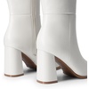 image:imageDREAM PAIRS Womens Tall Over the Knee Boots Thigh High Fall Block Chunky Heeled Knee High Long Boots with Fashion Square Toe and Side ZipperWhite